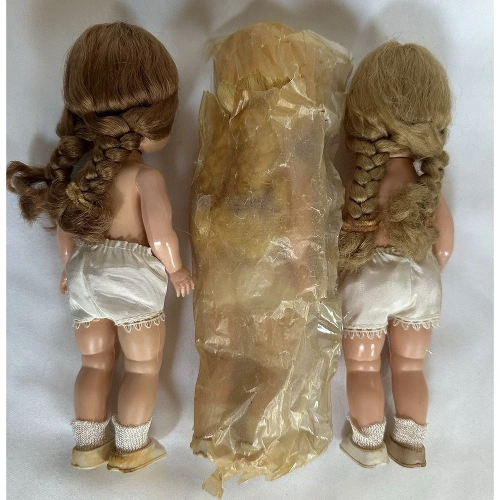 Lot 3 Walker Dolls Blond‎ Brunette NOS 9